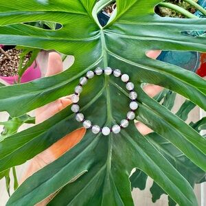 Agate & Hematite bracelet (one)